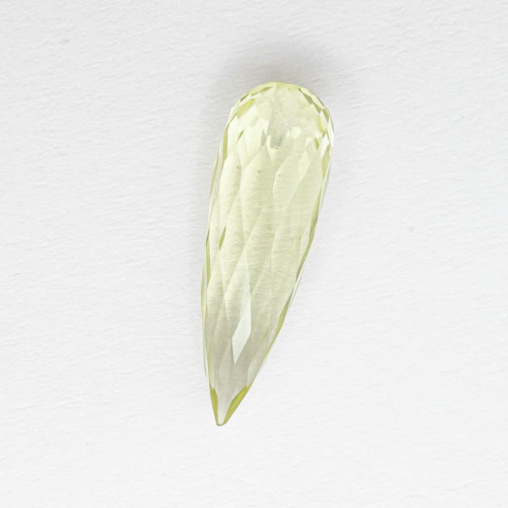 Lemon quartz (FI)Inverted Pear(TD) 7x22mm – Yau Shing Gems