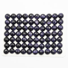 Cabochon Blue Gold Sand Round Cab Yau Shing Gems