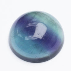 Cabochon 20mm Green Fluorite Round Cab Yau Shing Gems 00029446