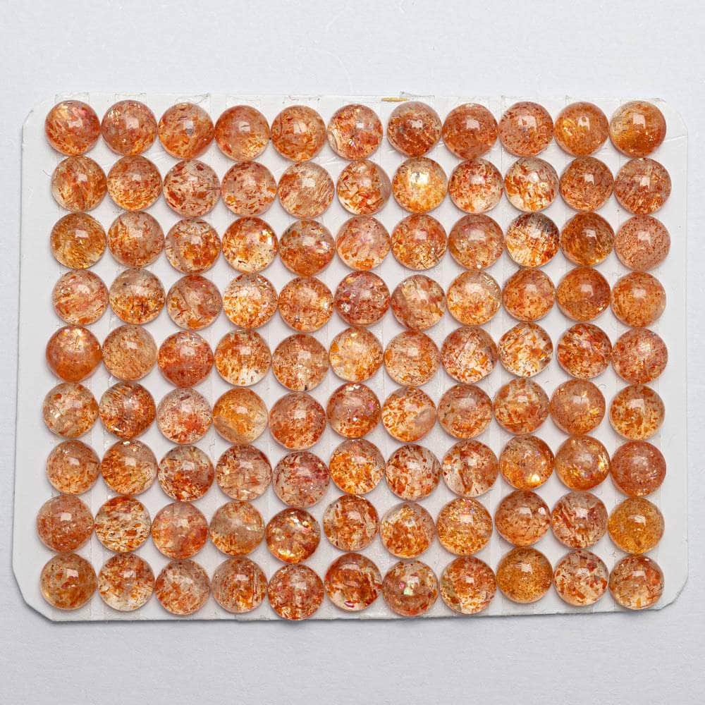 Cabochon Sunstone Round Cab Yau Shing Gems