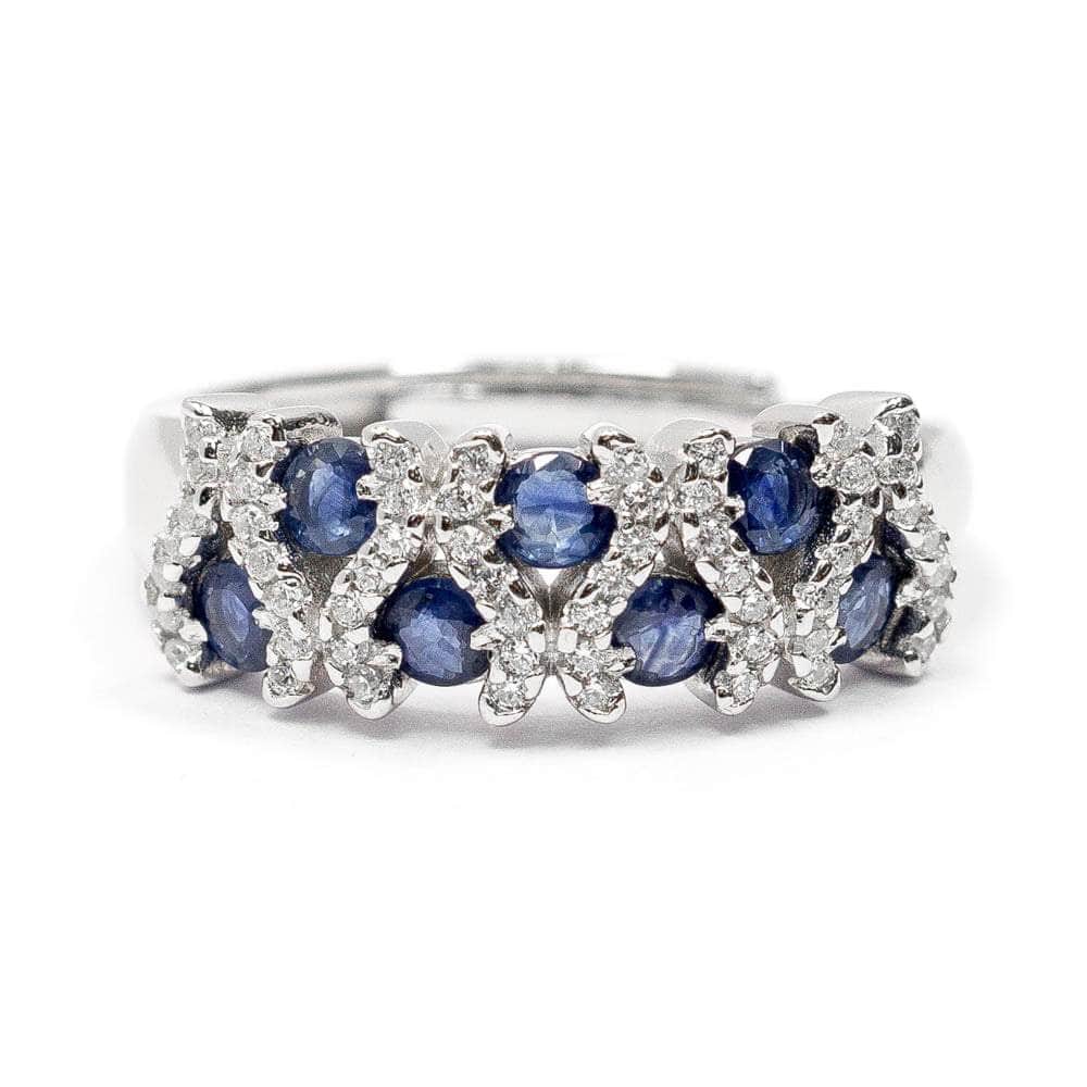 Blue Sapphire (F)Band RD04 Ring 3mm – Yau Shing Gems