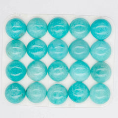 Cabochon 15mm Amazonite(Peru) Round Cab Yau Shing Gems 00067384