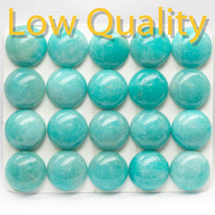 Cabochon Amazonite(Peru) Round Cab Yau Shing Gems