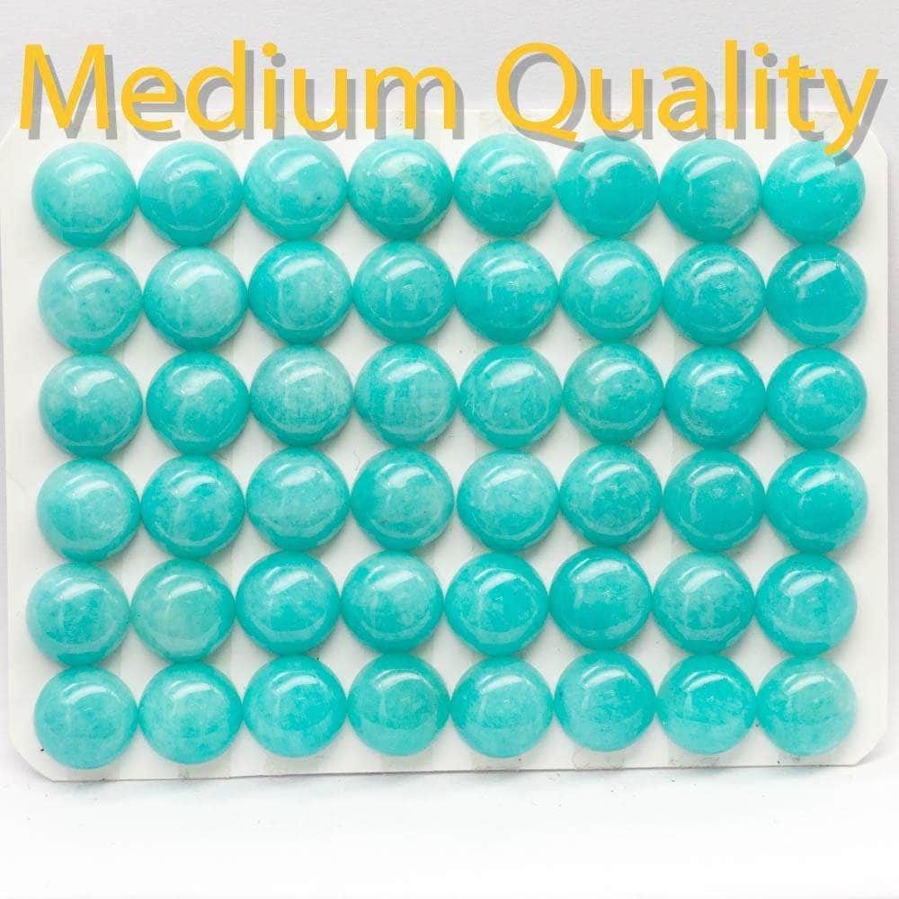 Cabochon Amazonite(Peru) Round Cab Yau Shing Gems