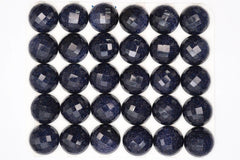 Cabochon 12mm Blue Gold Sand (FI)Round Cab Yau Shing Gems 00038509