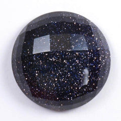Cabochon Blue Gold Sand (FI)Round Cab Yau Shing Gems