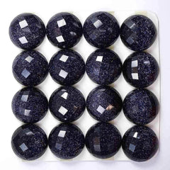 Cabochon Blue Gold Sand (FI)Round Cab Yau Shing Gems