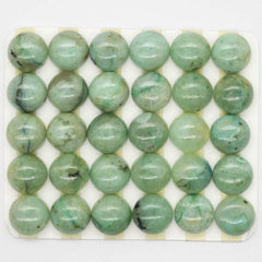 Cabochon 12mm Chrysocolla Quartz Round Cab Yau Shing Gems 33508