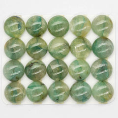 Cabochon 15mm Chrysocolla Quartz Round Cab Yau Shing Gems 33972