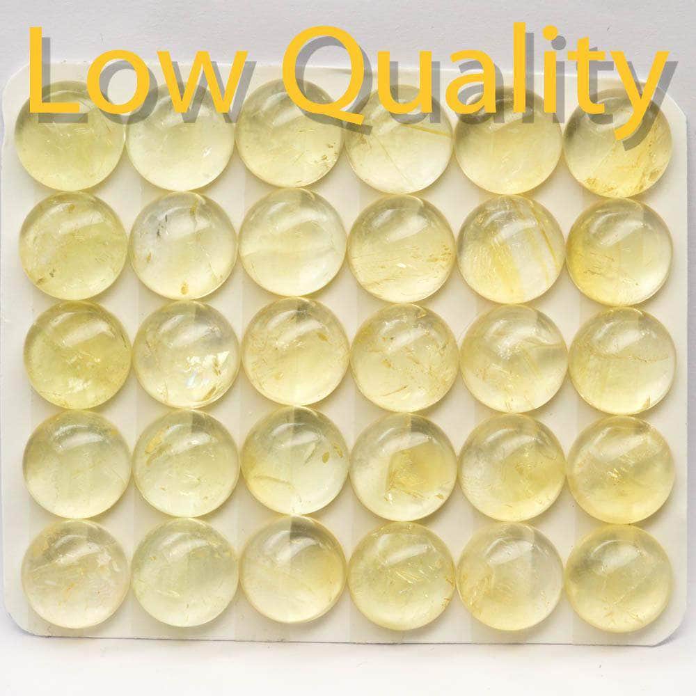 Cabochon Citrine Round Cab Yau Shing Gems