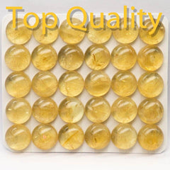 Cabochon Citrine Round Cab Yau Shing Gems