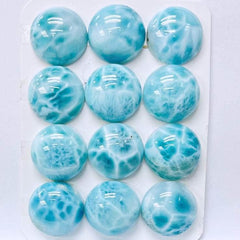 Cabochon Larimar Round Cab Yau Shing Gems