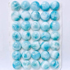 Cabochon Larimar Round Cab Yau Shing Gems