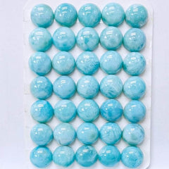 Cabochon Larimar Round Cab Yau Shing Gems