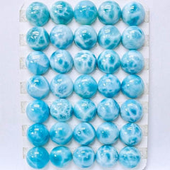 Cabochon Larimar Round Cab Yau Shing Gems