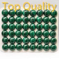 Cabochon Malachite Round Cab Yau Shing Gems