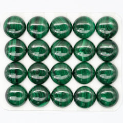 Cabochon Malachite Round Cab Yau Shing Gems