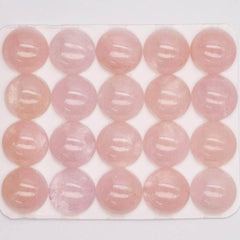 Cabochon Morganite Round Cab Yau Shing Gems