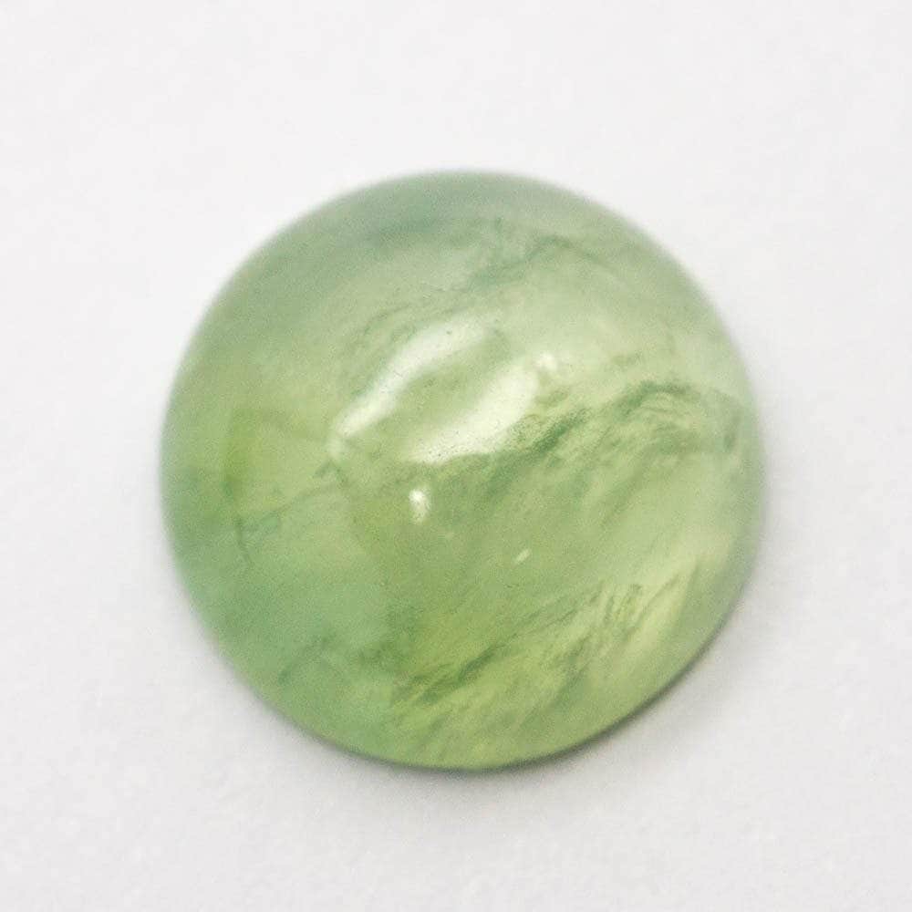 Cabochon Prehnite Round Cab Yau Shing Gems