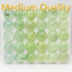 Cabochon Prehnite Round Cab Yau Shing Gems