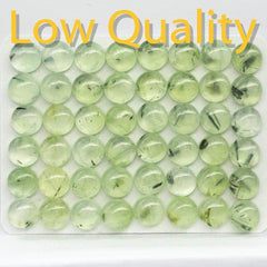 Cabochon Prehnite Round Cab Yau Shing Gems