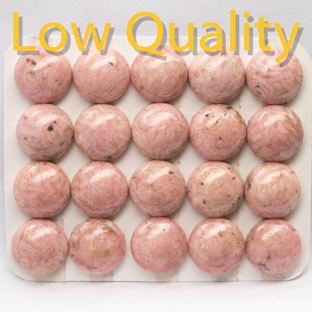 Cabochon Rhodocrosite(Peru) Round Cab Yau Shing Gems