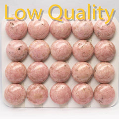 Cabochon Rhodocrosite(Peru) Round Cab Yau Shing Gems
