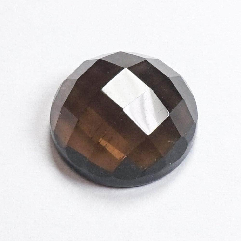 Cabochon Smoky Quartz (FI)Round Cab Yau Shing Gems
