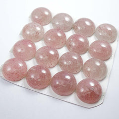 Strawberry Quartz Round Cab