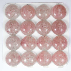 Strawberry Quartz Round Cab