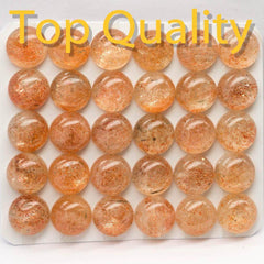 Cabochon Sunstone Round Cab Yau Shing Gems
