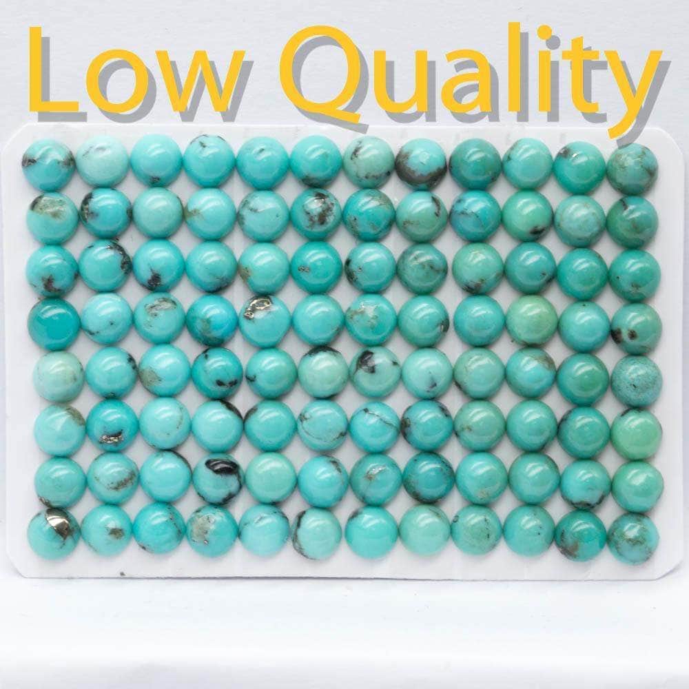 Cabochon Turquoise Round Cab Yau Shing Gems