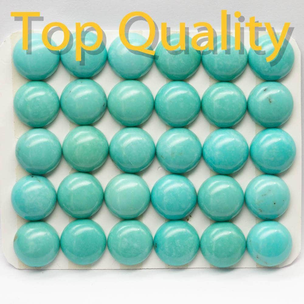 Cabochon Turquoise Round Cab Yau Shing Gems