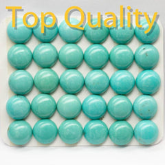 Cabochon Turquoise Round Cab Yau Shing Gems